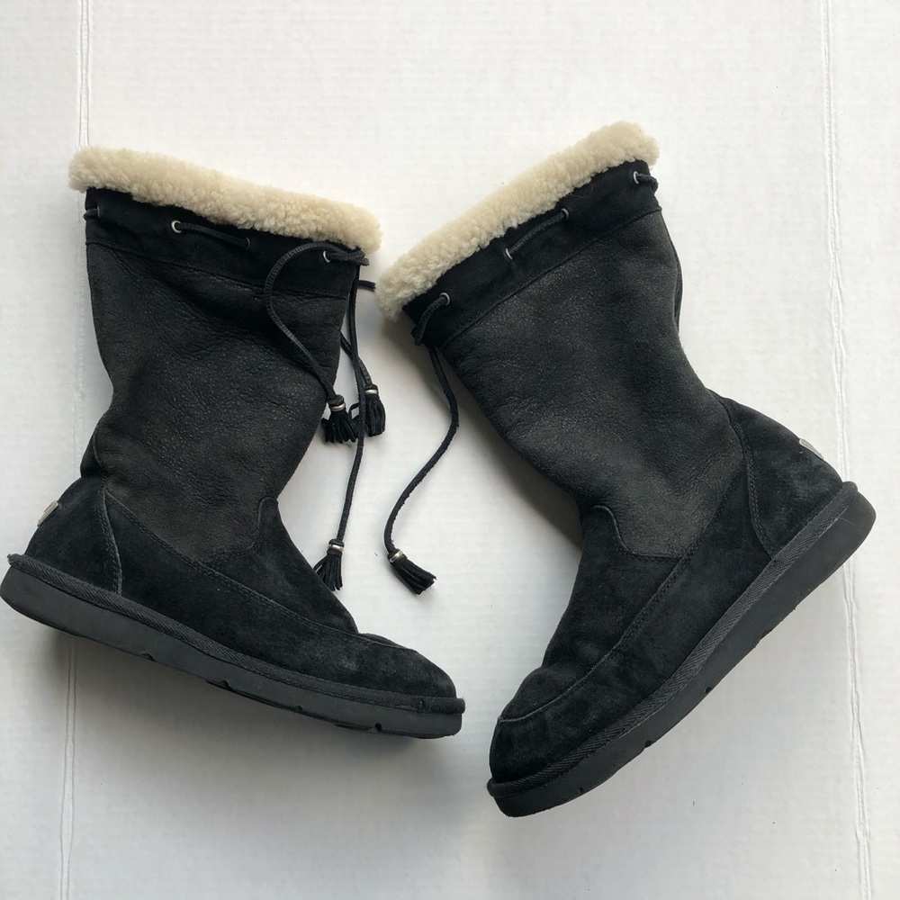 Black Ugg Mid-Calf Boots